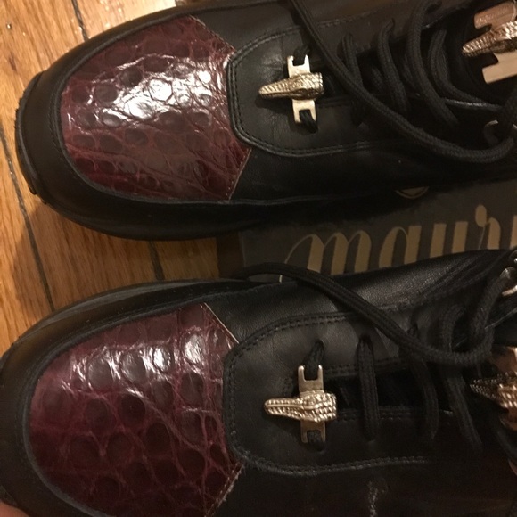 COPY - MAURI SHOE FROM ITALY 🇮🇹 LEATHER CROCODILE - Picture 8 of 8